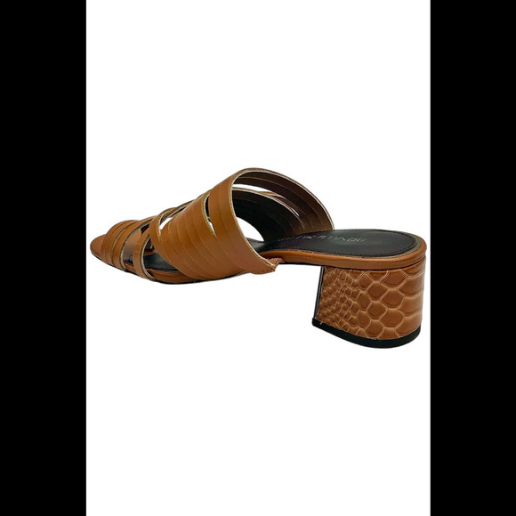 Donald Pliner Women's Marlow Leather Strappy Sandal Ginger - Medium - Picture 3 of 3